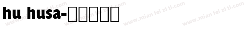 hu husa字体转换